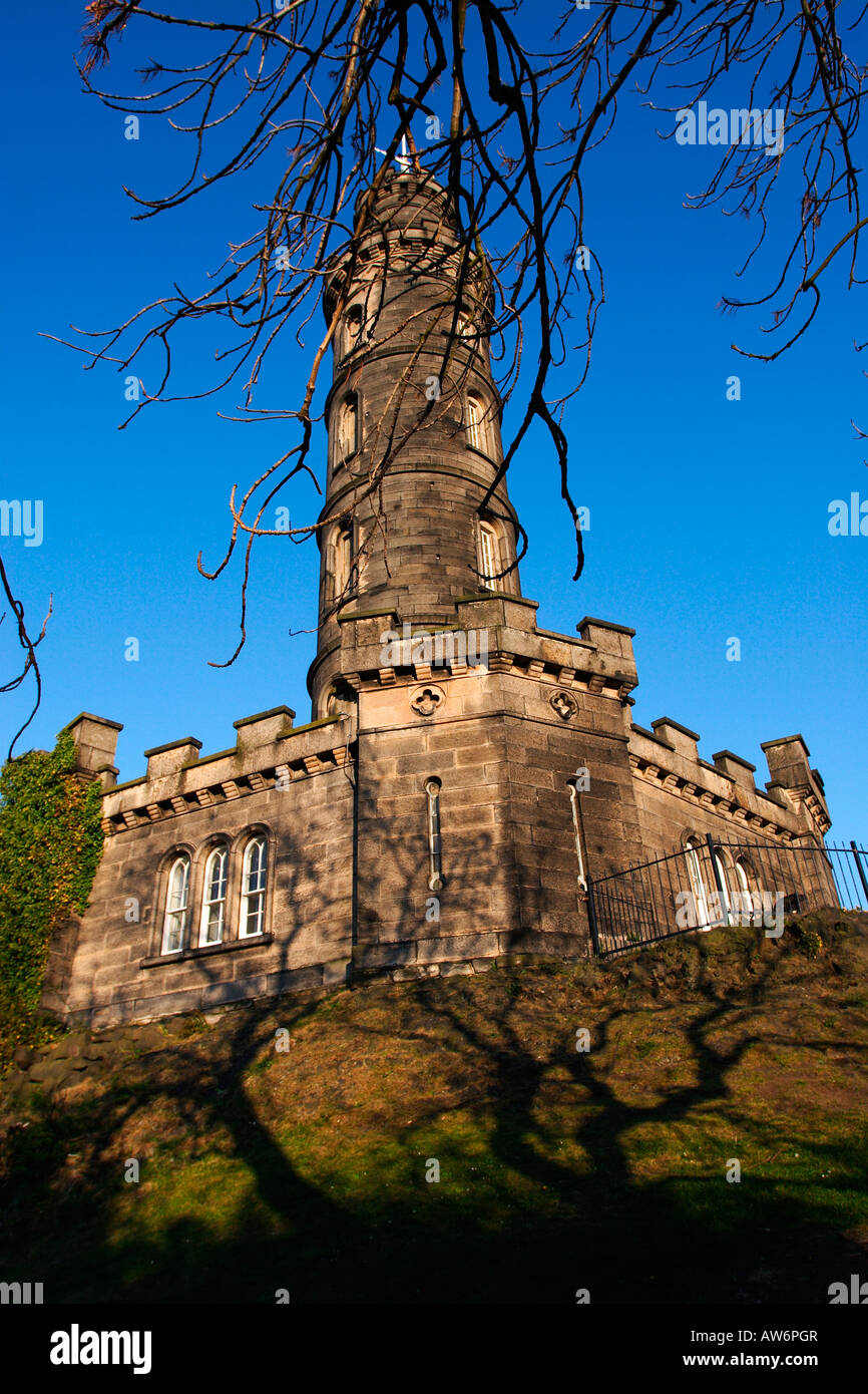 Le Monument Nelson, Calton Hill, Édimbourg Banque D'Images