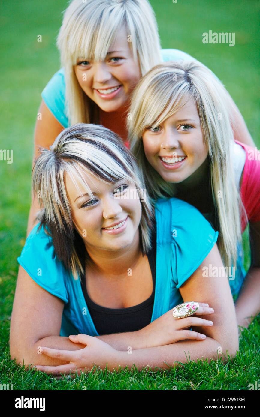 Trois sœurs Banque D'Images