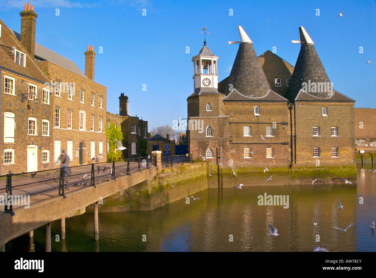 Trois moulins Banque D'Images