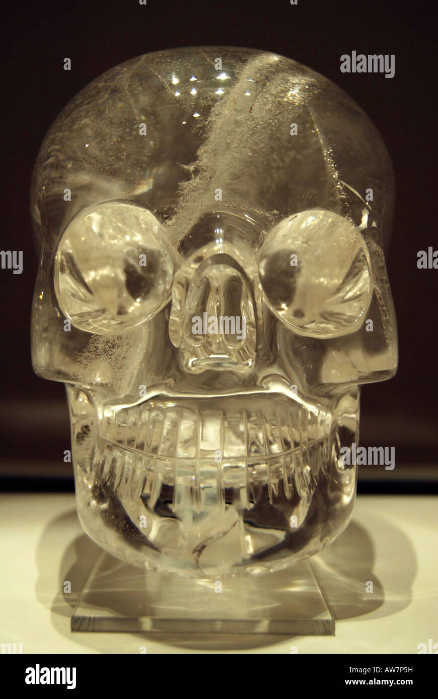 Crâne de cristal Banque D'Images