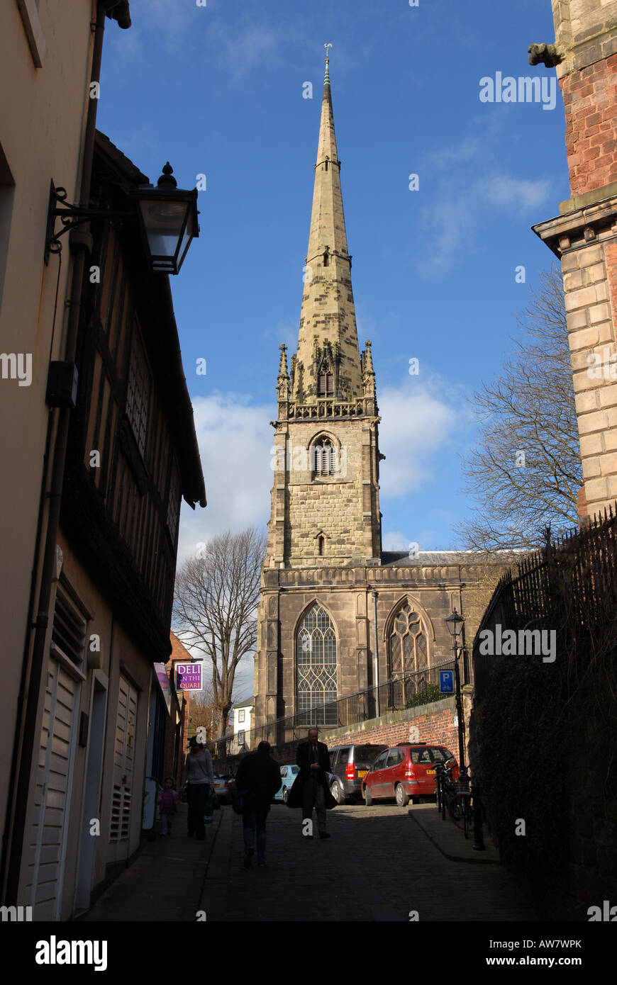 St Alkmunds church à Shrewsbury Shropshire Banque D'Images