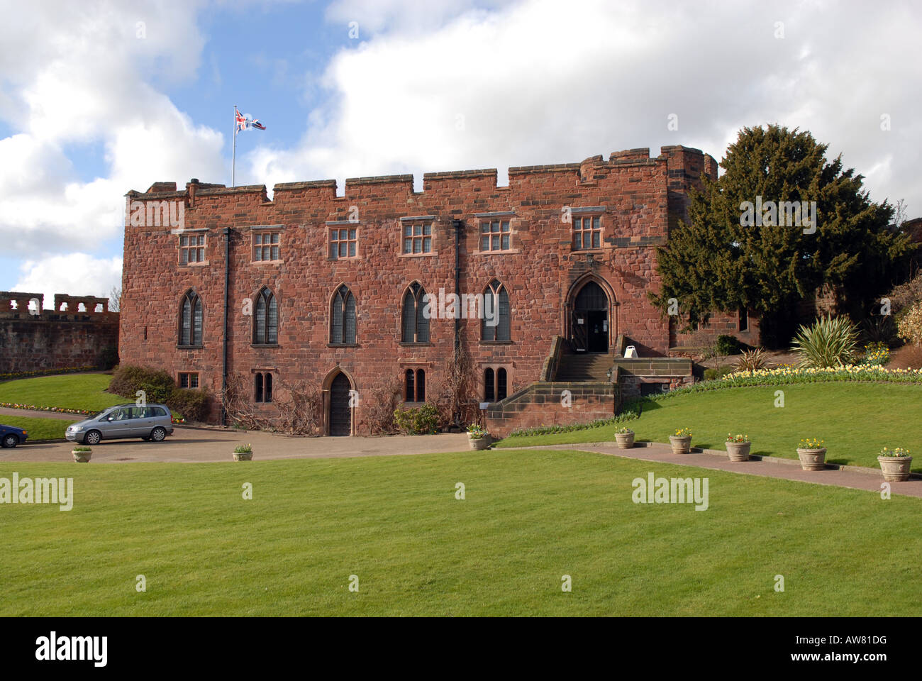 Château de Shrewsbury, dans le Shropshire Banque D'Images