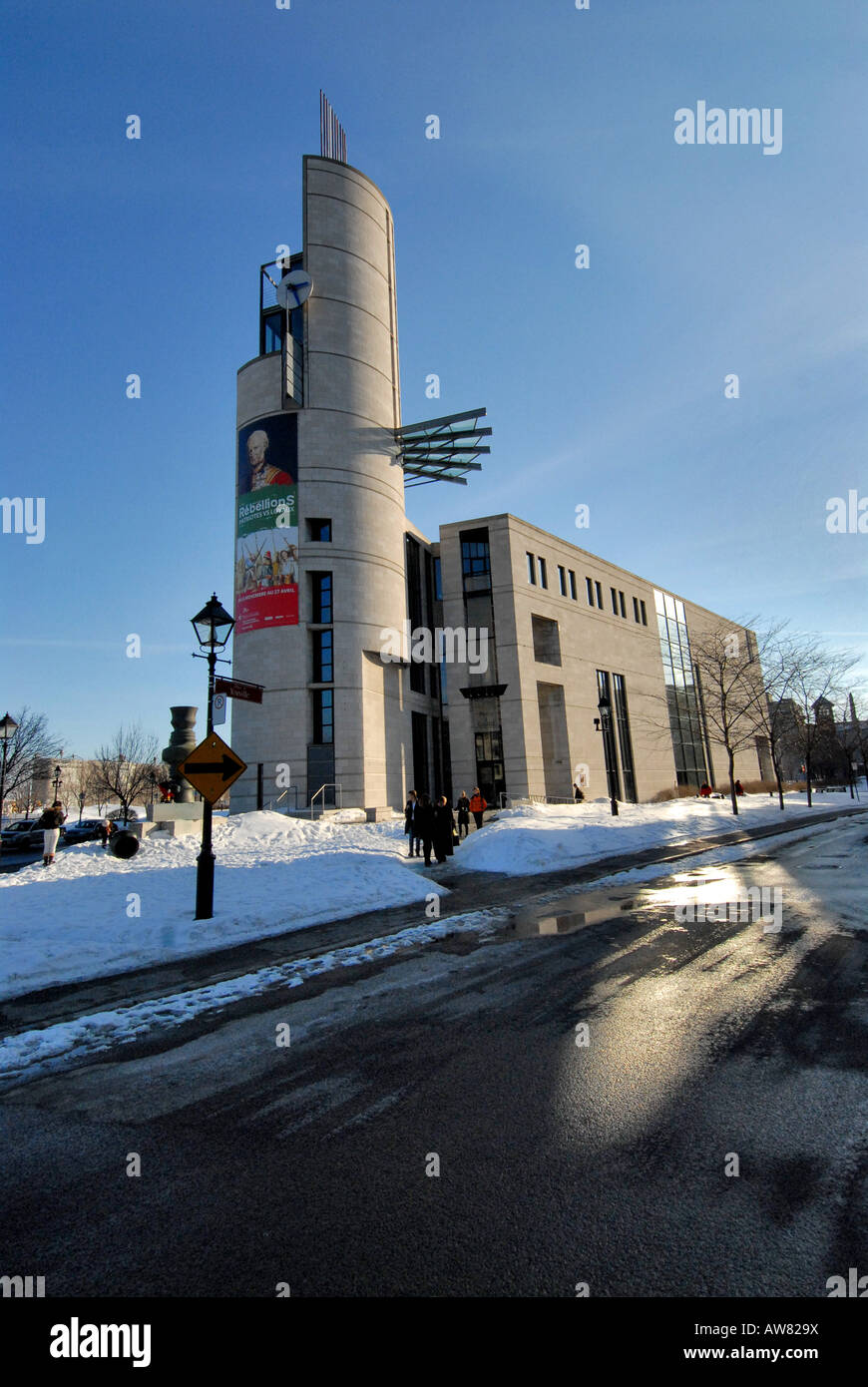 Musée Pointe a Calliere Vieux Montréal Montréal Québec Canada Banque D'Images