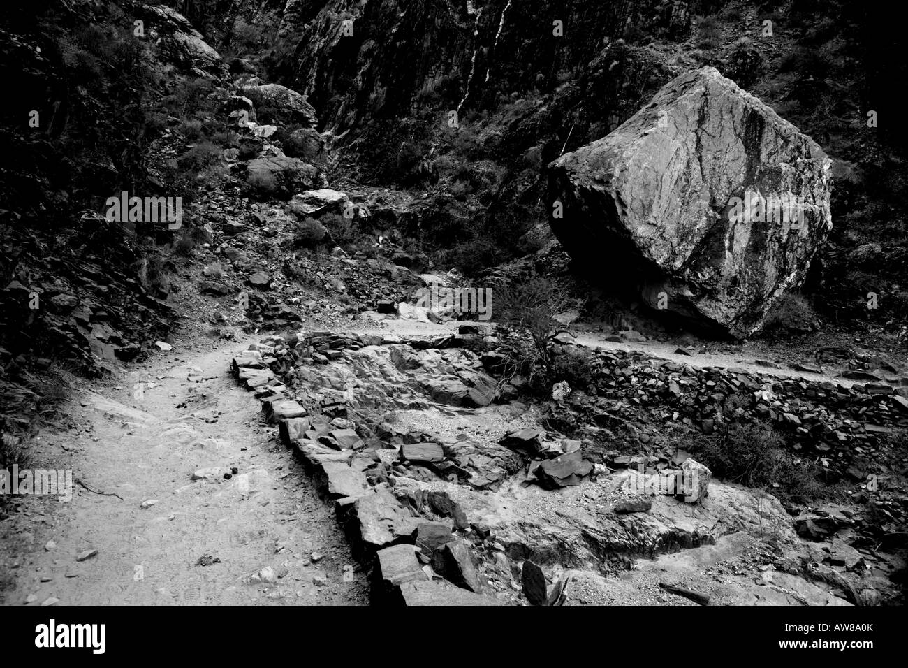 Sentier de la rivière À GRAND CANYON NATIONAL PARK ARIZONA USA Banque D'Images