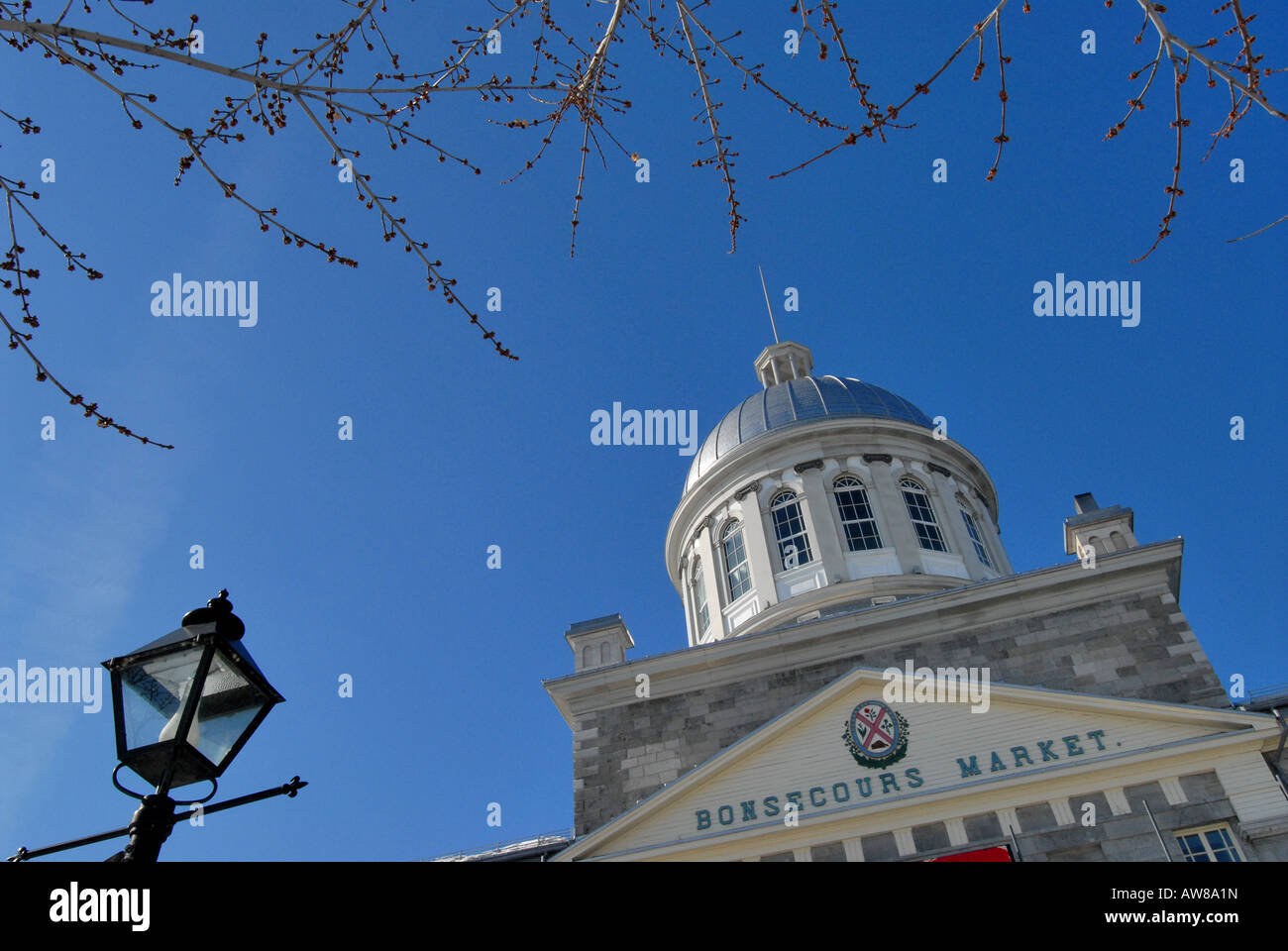 Marche Marché Bonsecours du Vieux Montréal Banque D'Images