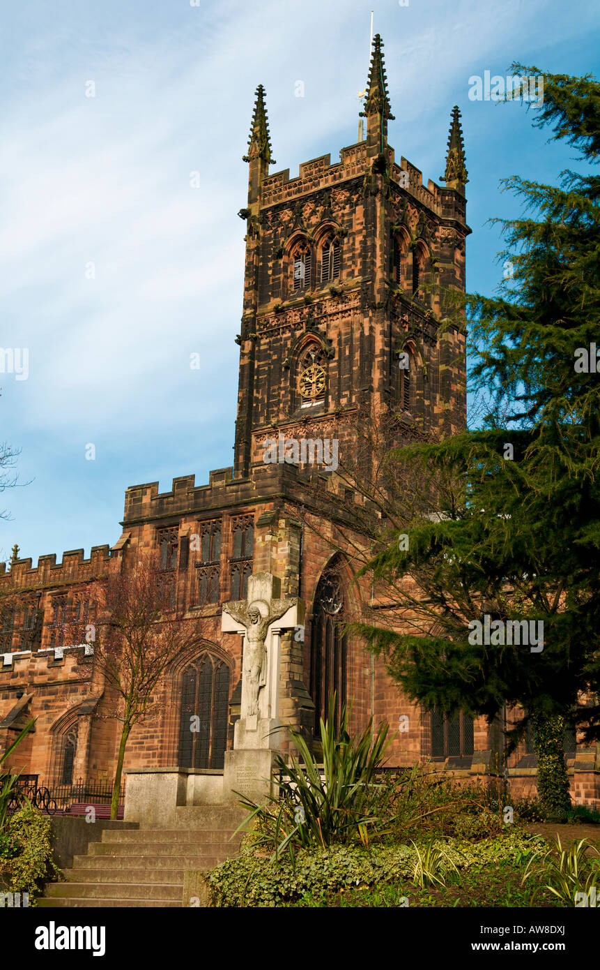 St Peter's Collegiate Church Wolverhampton Banque D'Images