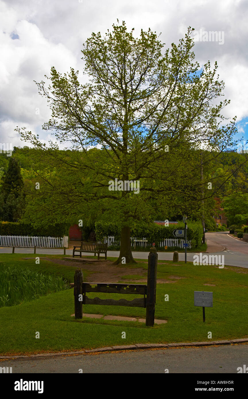 Village essendine dans Hertfordshire village original montre stocks datant de plus de 100 ans Banque D'Images