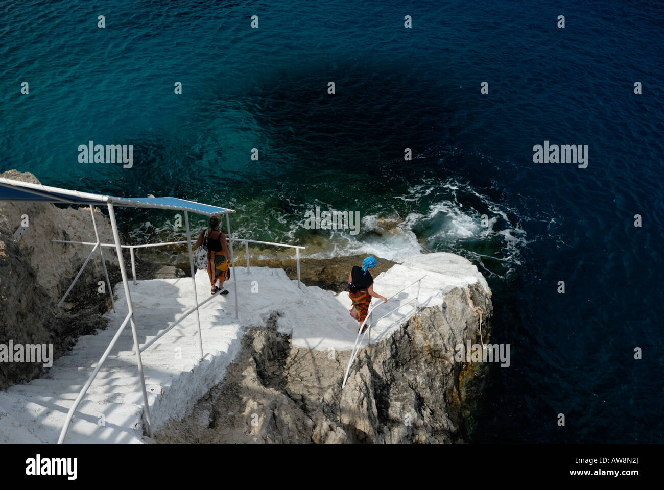 Mer, Zante Zakynthos, Grèce, île Ionienne Banque D'Images