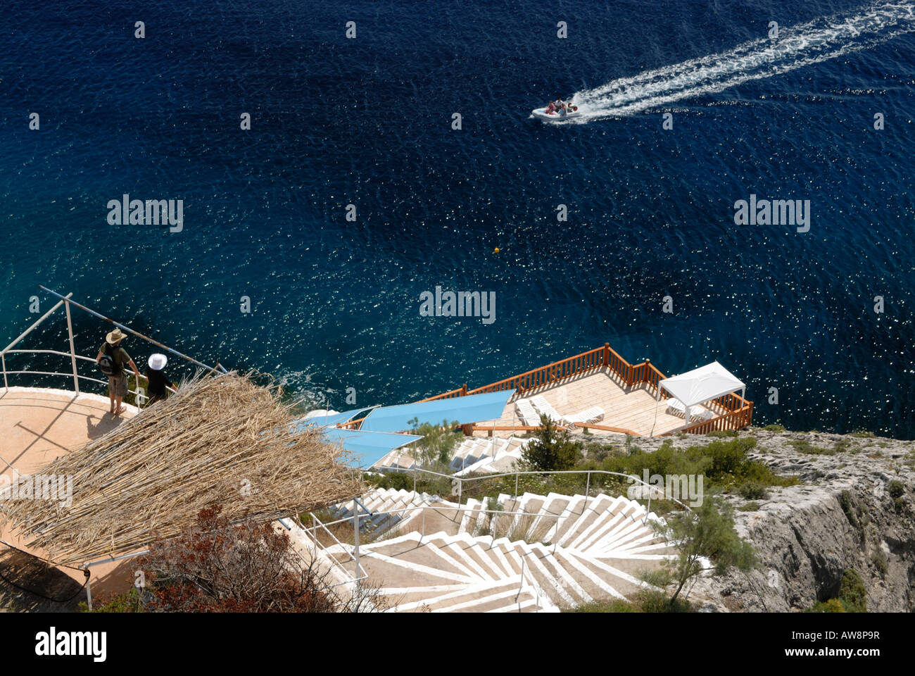 Mer, Zante Zakynthos, Grèce, île Ionienne Banque D'Images