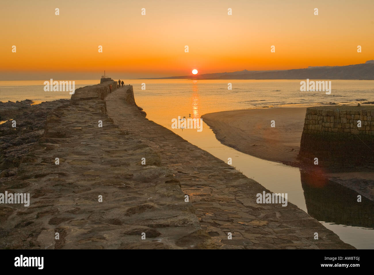 Sunrise Harbour St Andrews Fife Ecosse Banque D'Images