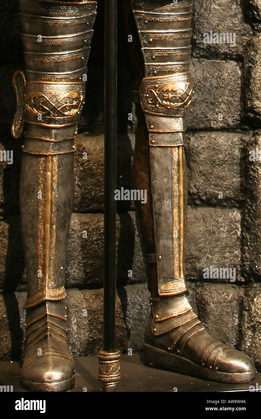 American Knight Armor historique Ohio aux États-Unis personne vertical haute résolution Banque D'Images