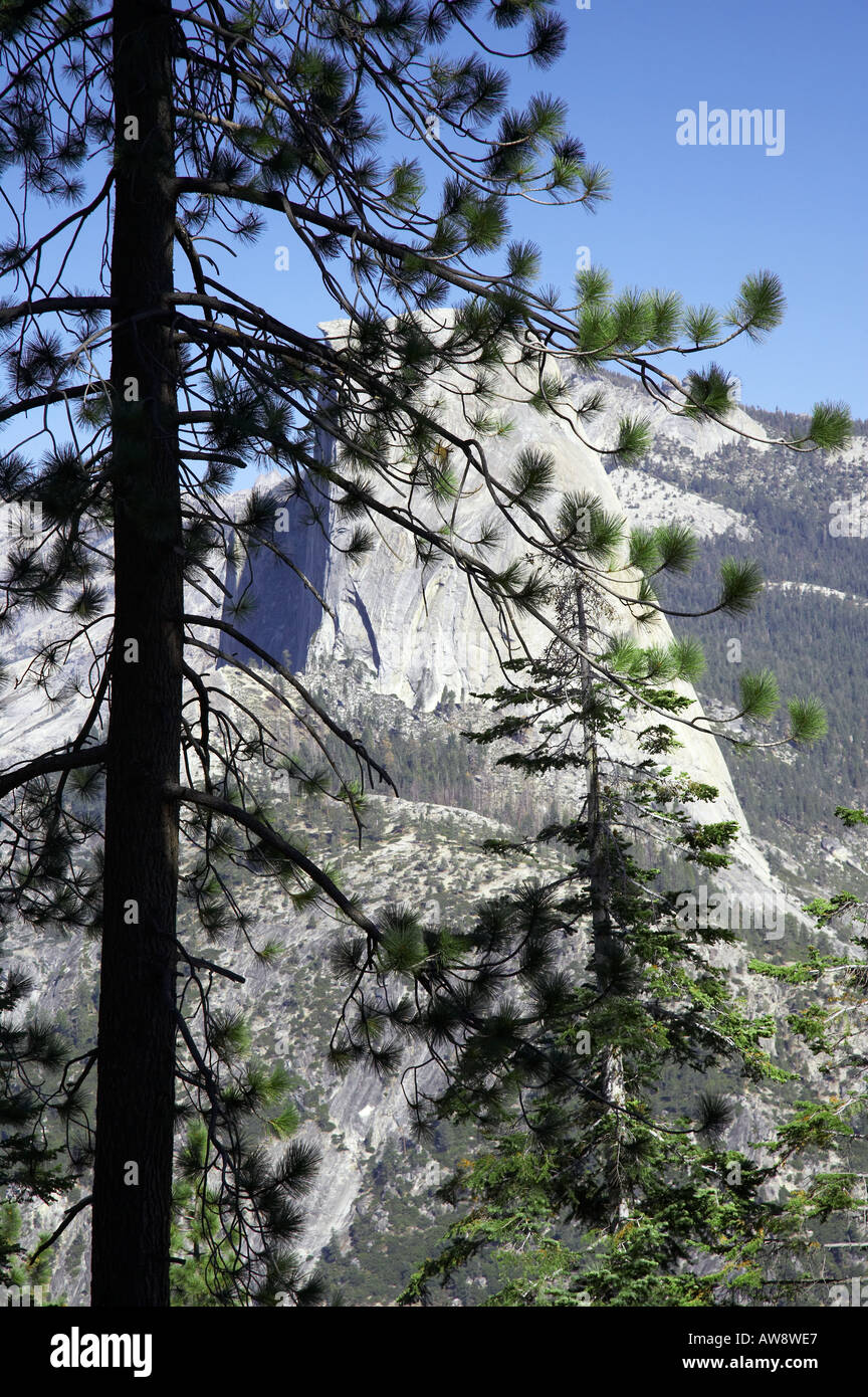 Demi Dôme de Glacier Point Yosemite National Park California USA Banque D'Images