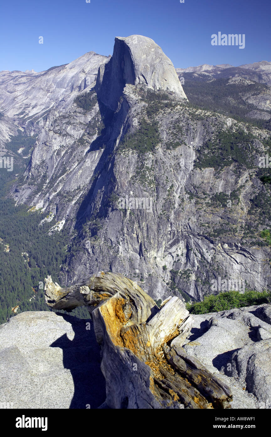 Demi Dôme de Glacier Point Yosemite National Park California USA Banque D'Images