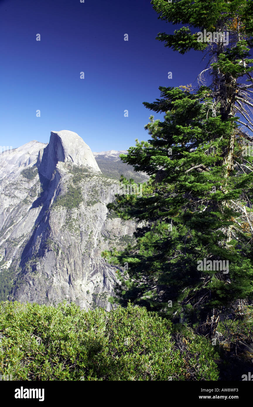 Demi Dôme de Glacier Point Yosemite National Park California USA Banque D'Images