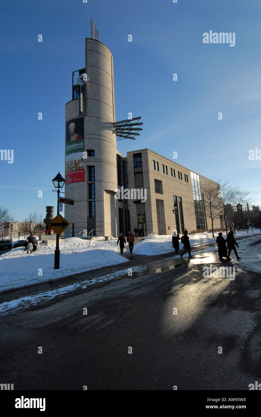 Musée Pointe a Calliere Vieux Montréal Montréal Québec Canada Banque D'Images