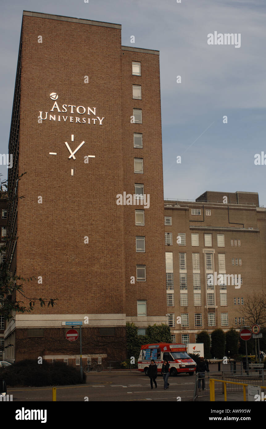 L'Université d'Aston à Birmingham Banque D'Images
