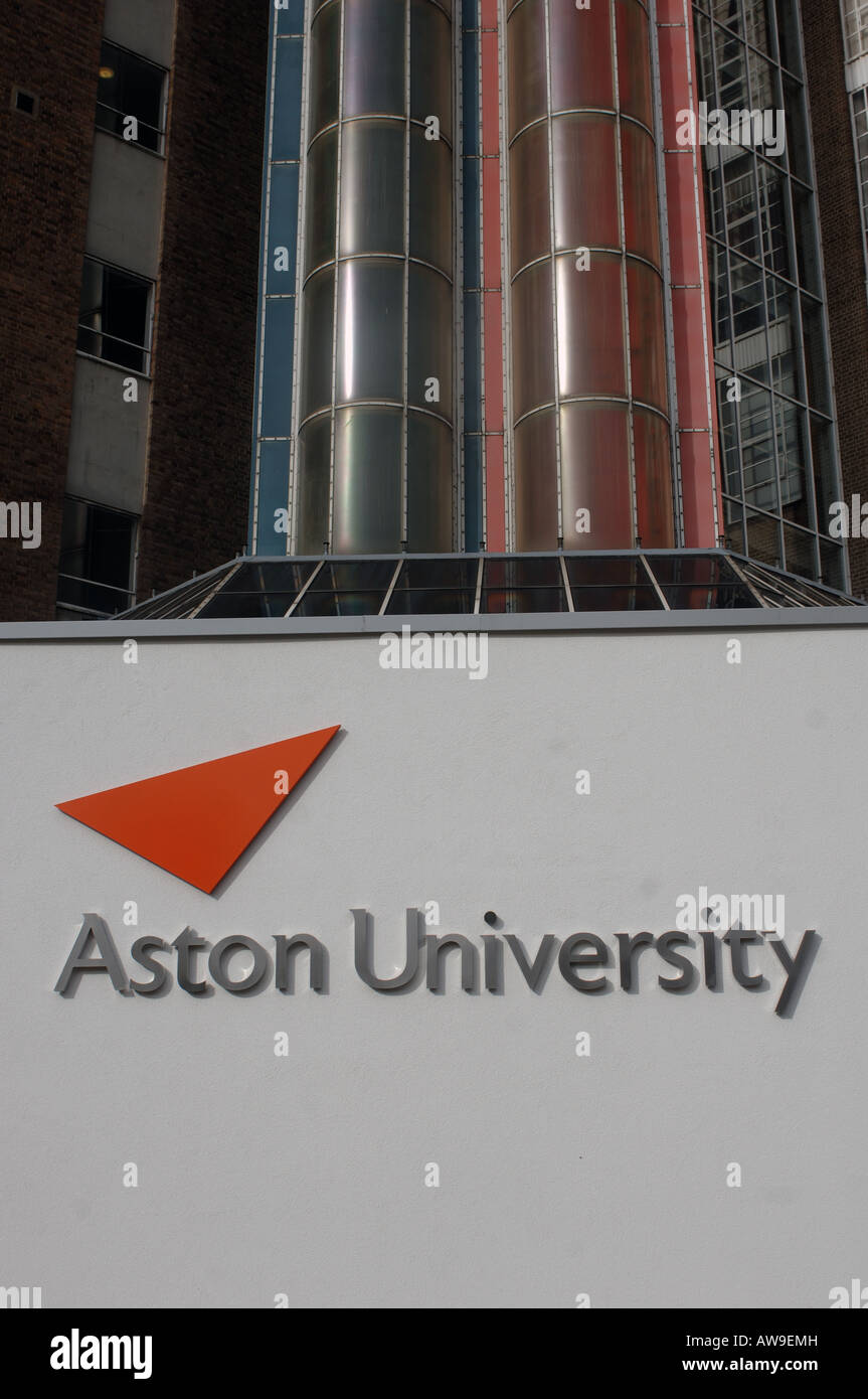 L'Université d'Aston à Birmingham Banque D'Images