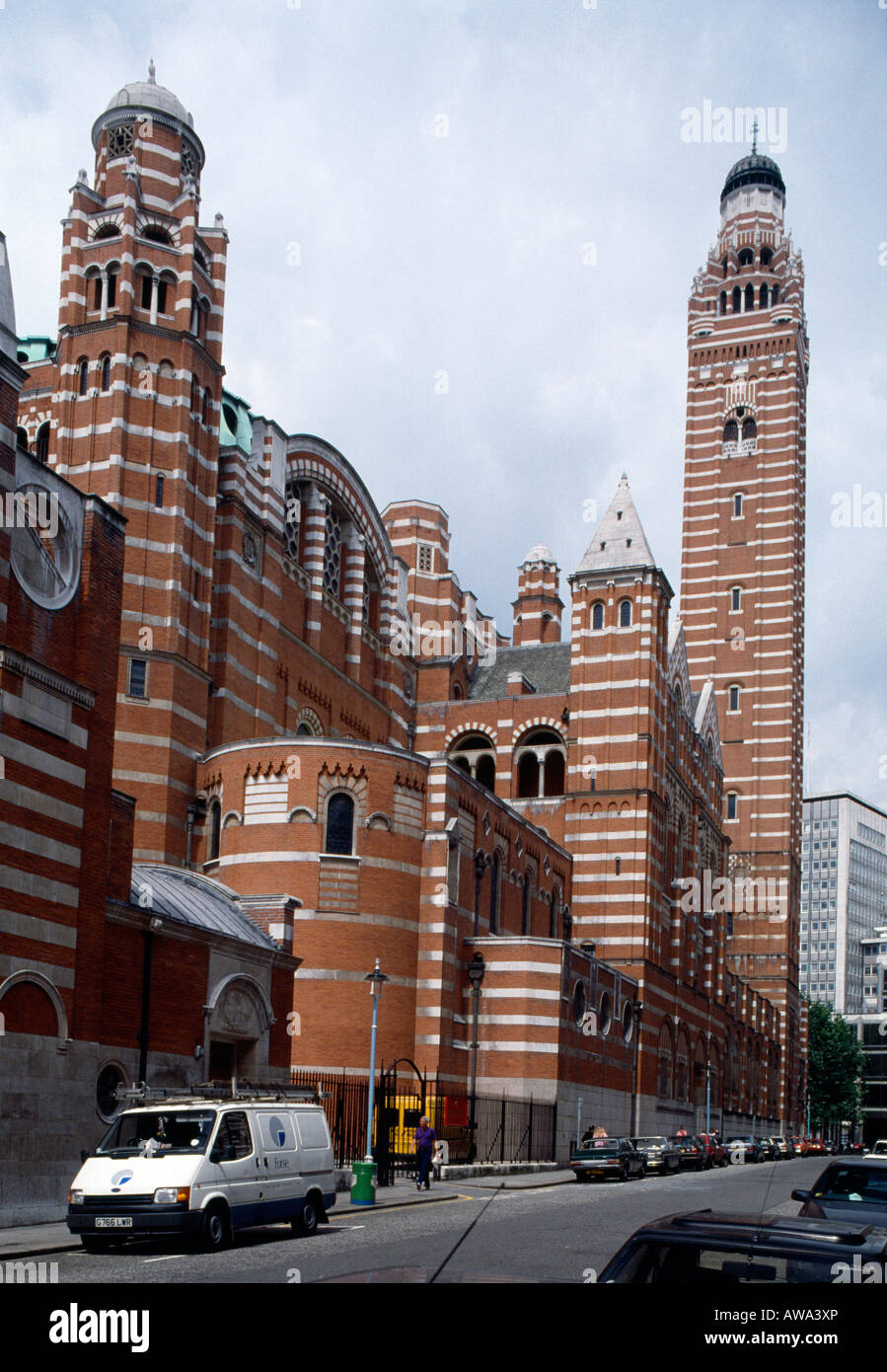 La Cathédrale de Westminster, Londres (1895-1903). Architecte : Sir John Francis Bentley Banque D'Images