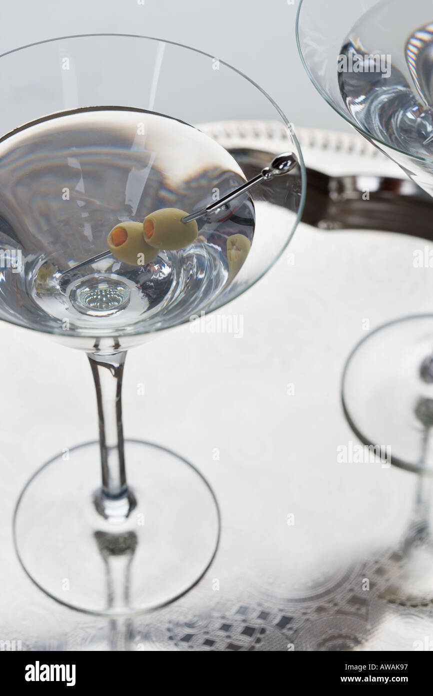 Libre d'un cocktail martini Banque D'Images