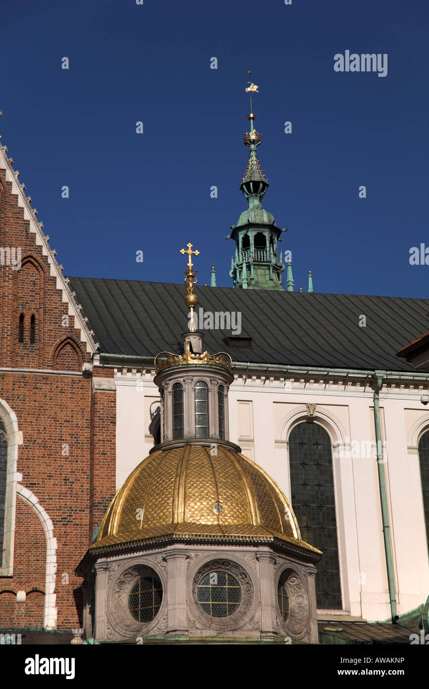 Cathédrale St Stanislaw Pologne Cracovie Banque D'Images