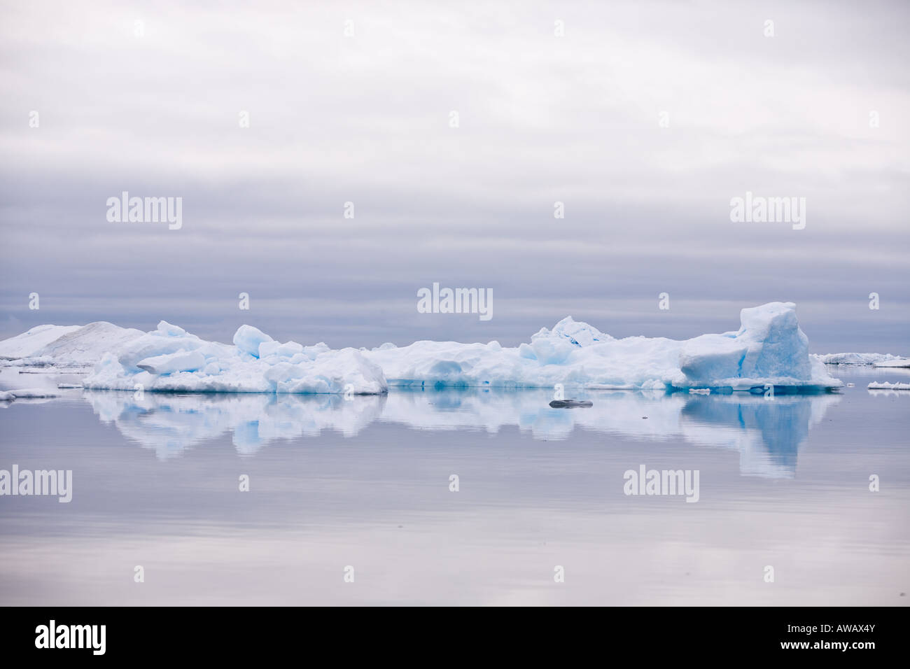 Icebergs dans la mer de Weddell Antarctique Antarctique sound Banque D'Images