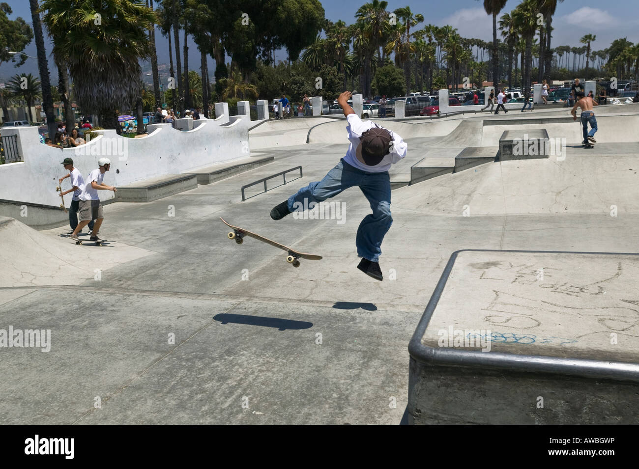 Skateboard Park, Santa Barbara, Californie, USA Photo Stock - Alamy