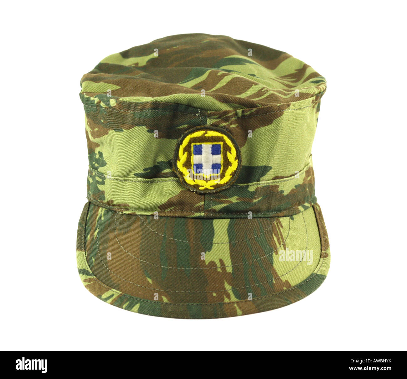 Calotte de l’armée grecque Banque D'Images