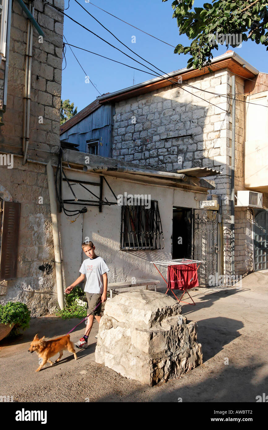 Jérusalem ouest quartier Nachlaot fondée autour de la début du xxe siècle Banque D'Images