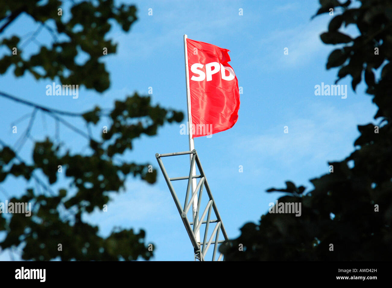 Siège du SPD, Willy Brandt House, Berlin Allemagne, Europe Banque D'Images