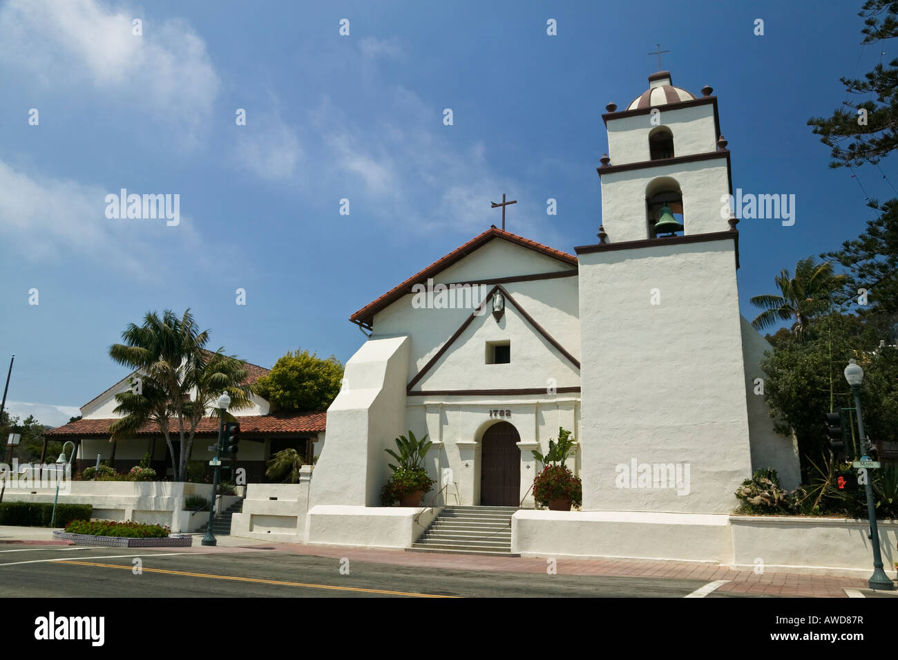San Buenaventura Mission Ventura, Californie, USA Banque D'Images