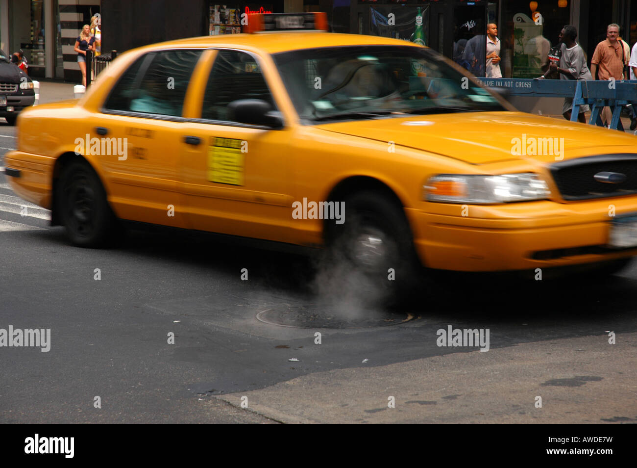 Taxi New York USA Banque D'Images