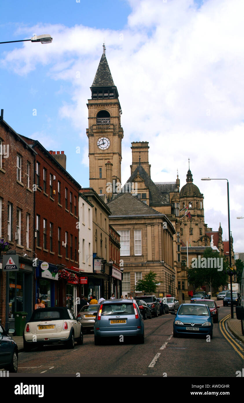 Rue du bois Centre-ville de Wakefield West Yorkshire Banque D'Images