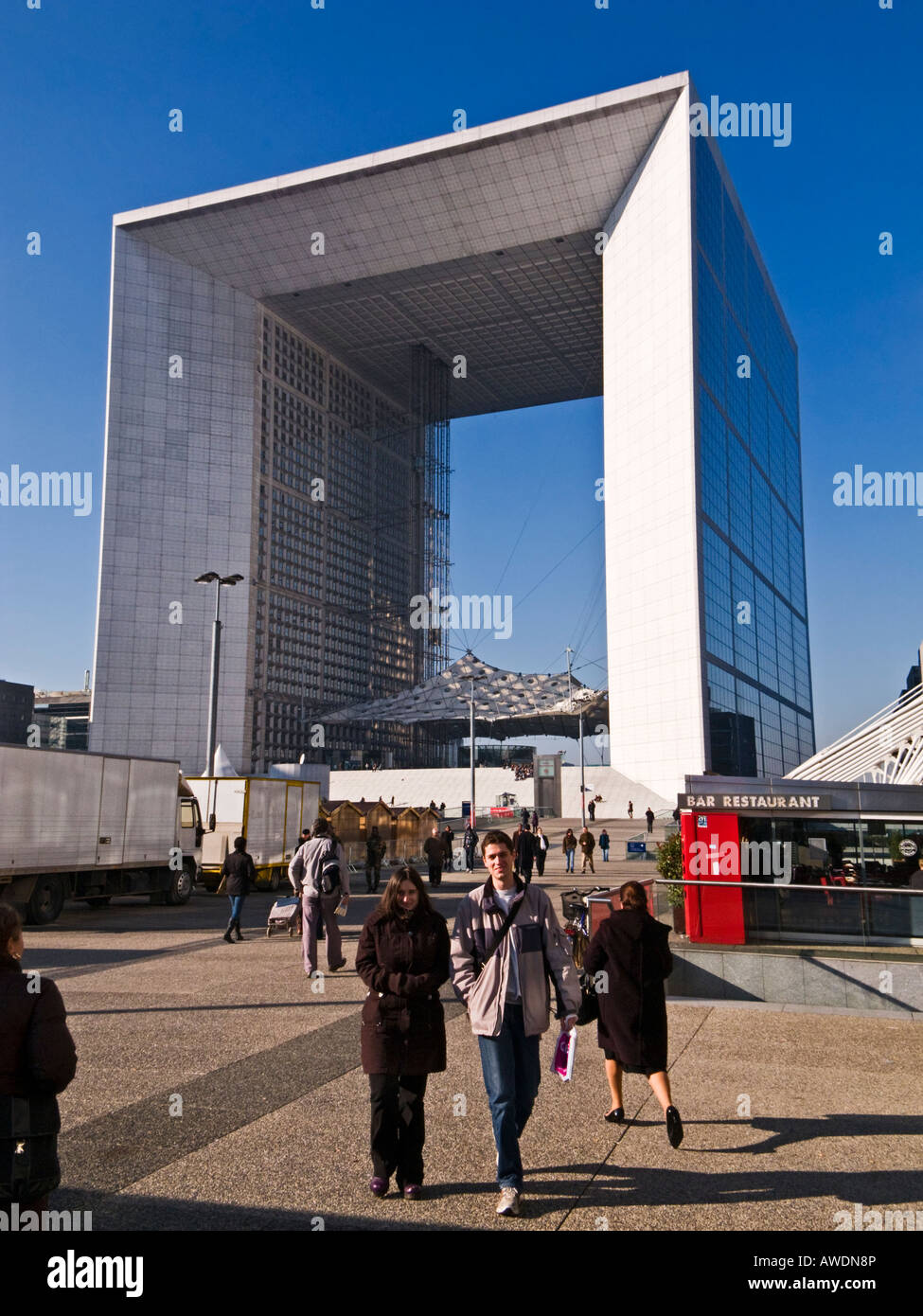 La Défense, Paris, France Banque D'Images