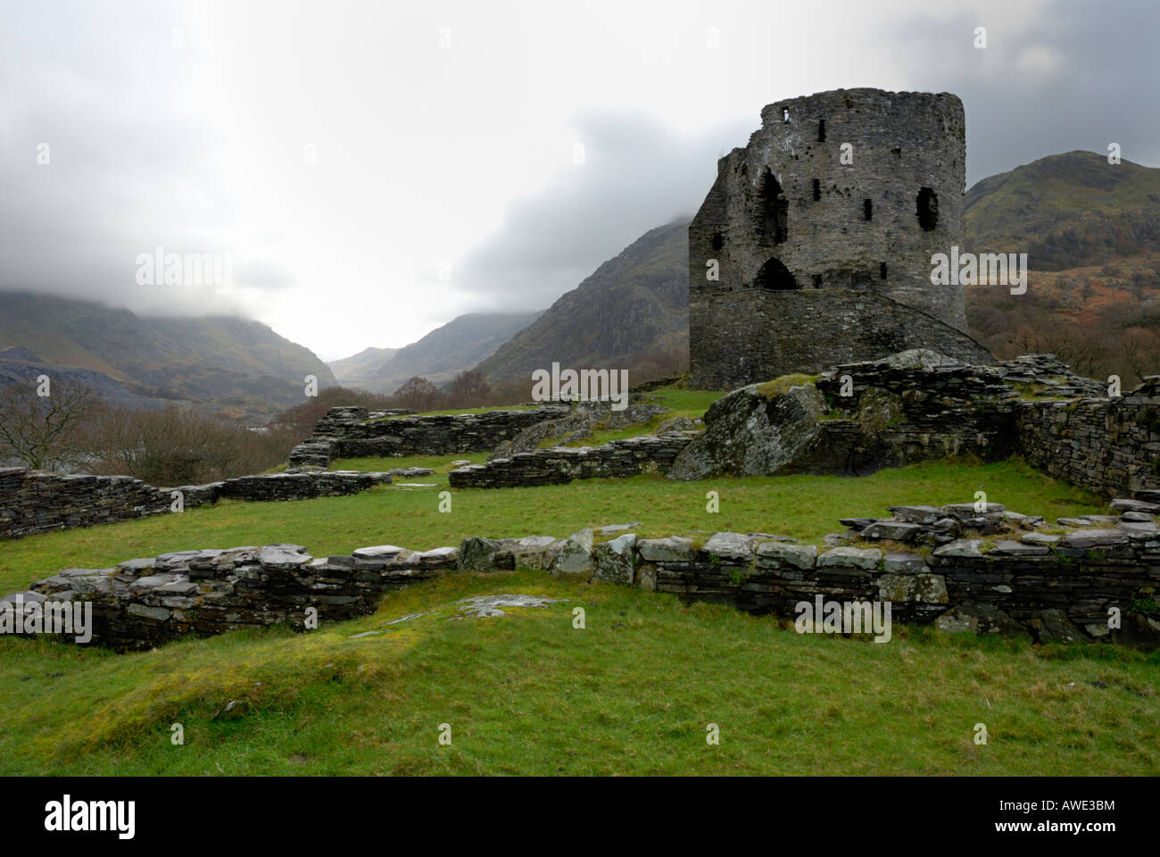 Château de Dolbadarn Banque D'Images