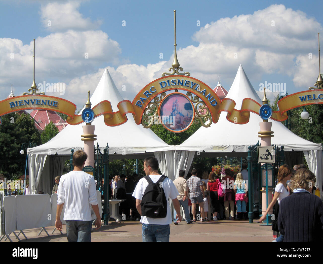 Euro Disney Paris Banque D'Images