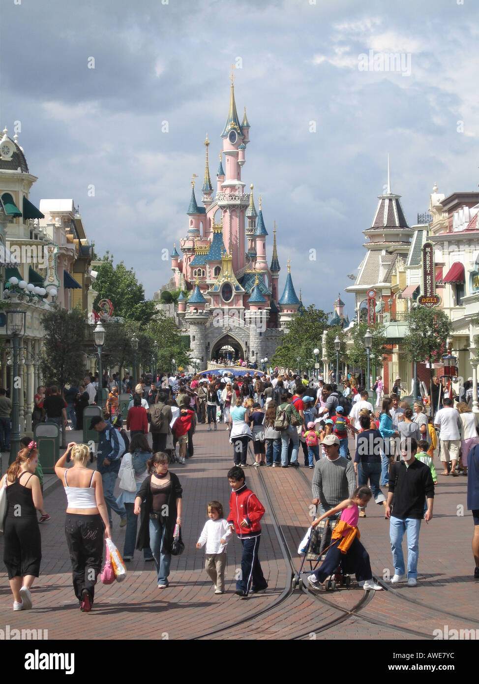 Euro Disney Paris Banque D'Images