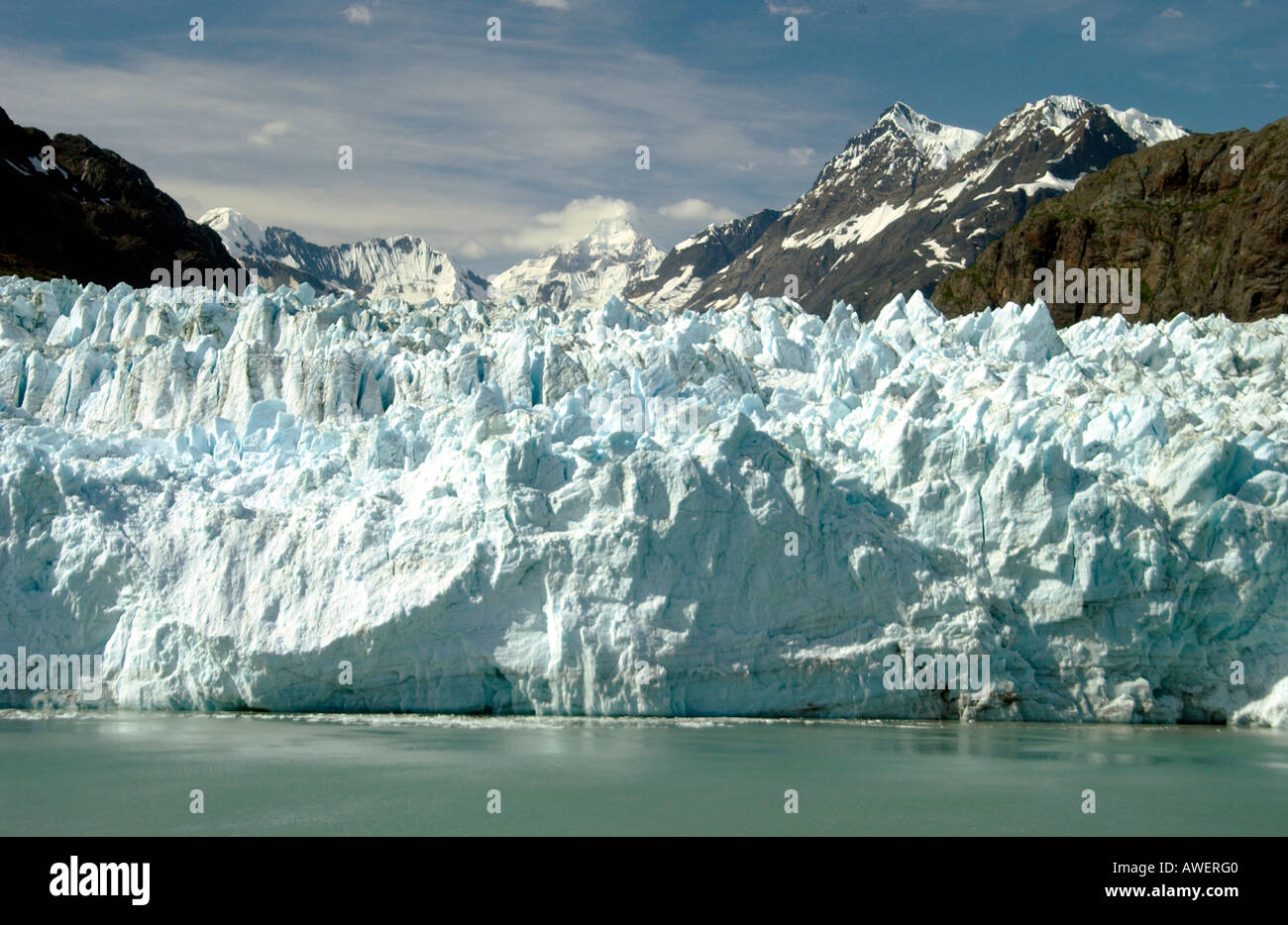 Photo de la Marjorie Glacier dans le Parc National de Glacier Bay, Alaska, USA Banque D'Images