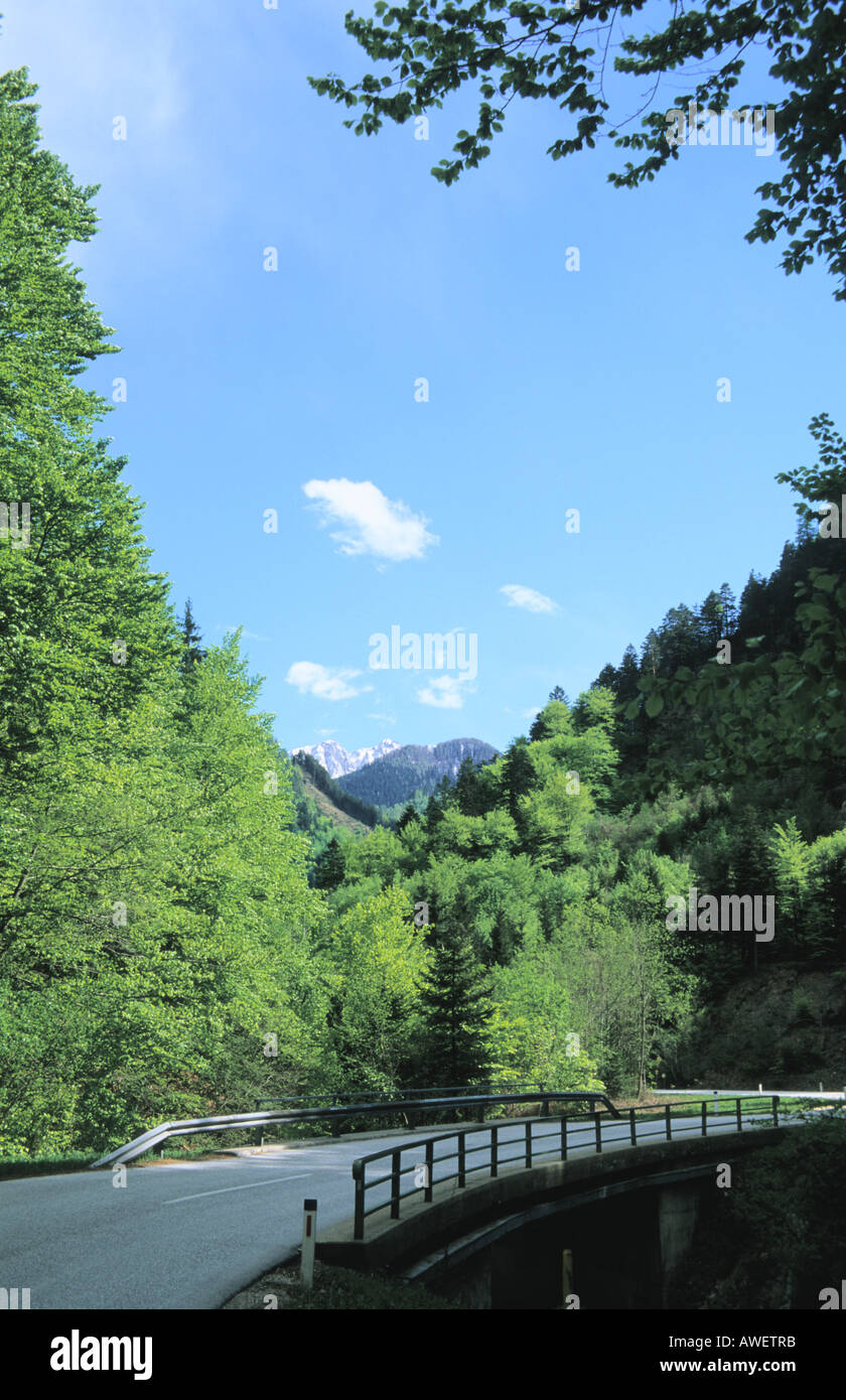 Vue panoramique Alpes Karavanken Autriche Carinthie Banque D'Images