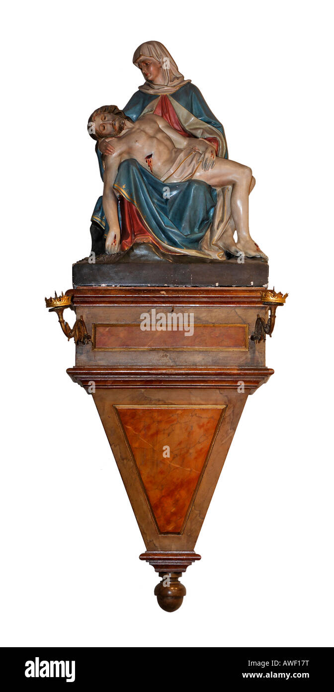 Pieta, église paroissiale d'Altenmarkt, Triestingtal, Basse-Autriche, Autriche, Europe Banque D'Images