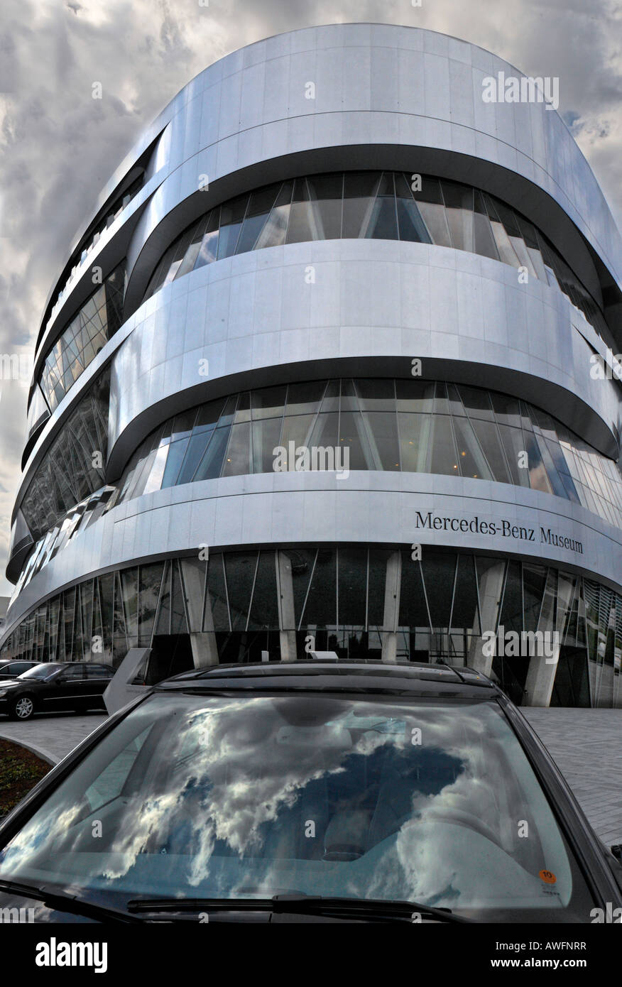 Musée Mercedes-Benz, Stuttgart-Untertuerkheim, Bade-Wurtemberg, Allemagne Banque D'Images
