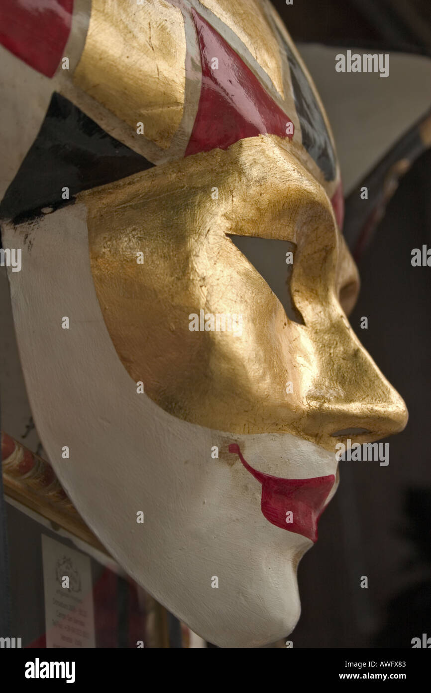 Masque Arlequin Banque D'Images