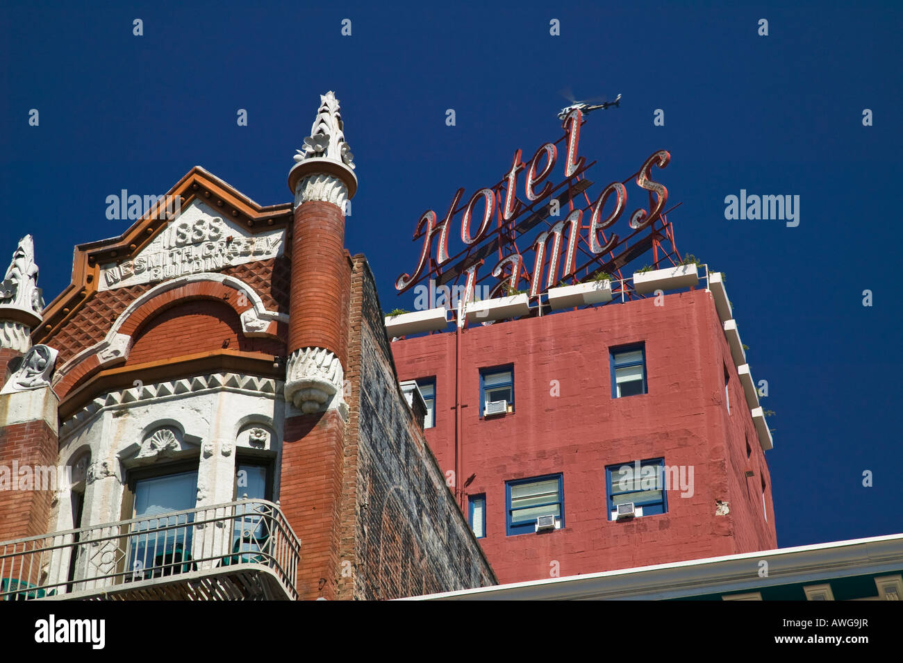 Hotel St James Gaslamp Quarter San Diego California Usa Photo Stock Alamy