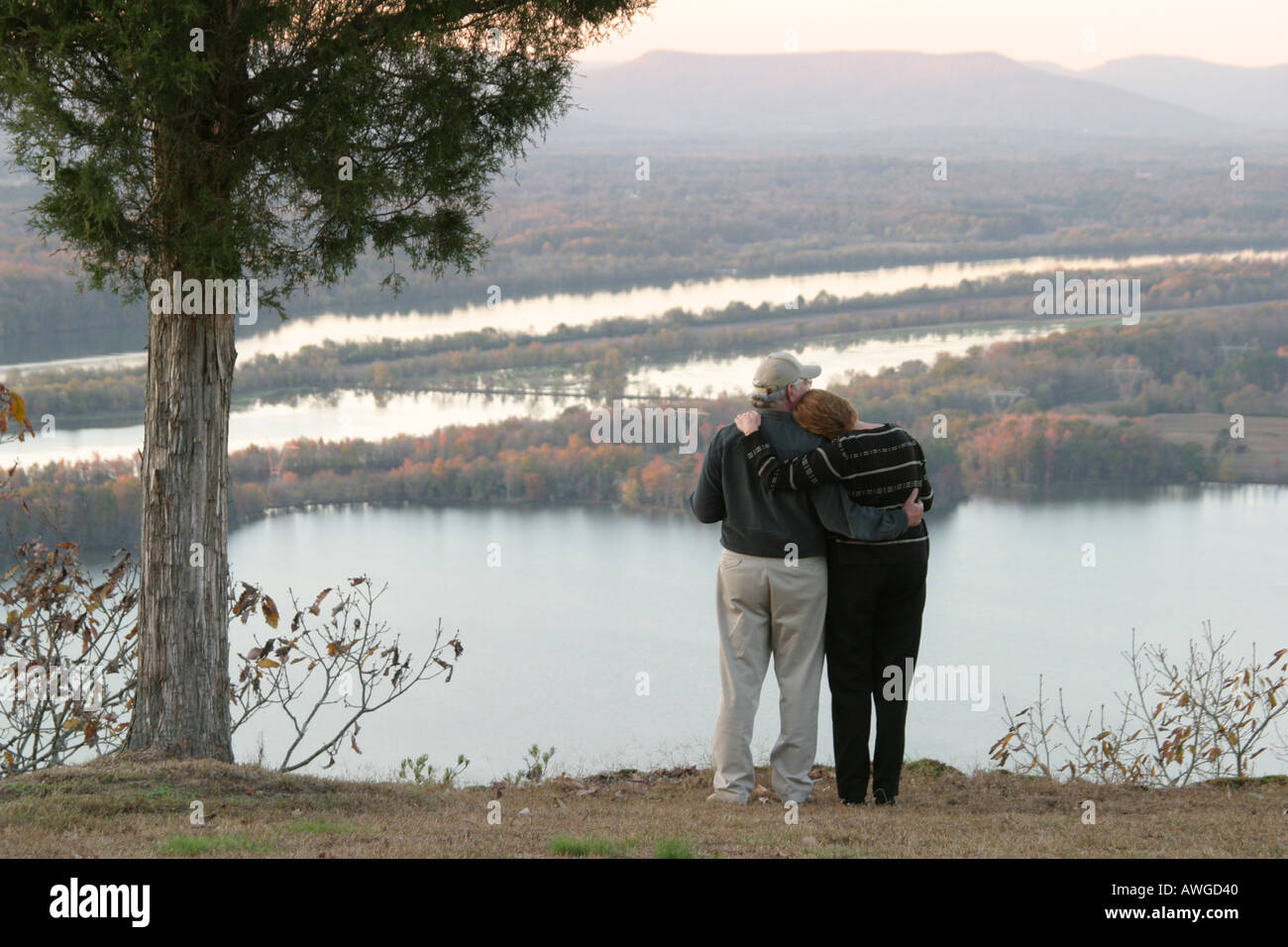 Alabama Jackson County, Sand Mountain, Pisgah, Gorham's Bluff Bed and Breakfast, hébergement, maison loin de la maison, hébergement, couple, adulte adultes homme hommes, woma Banque D'Images