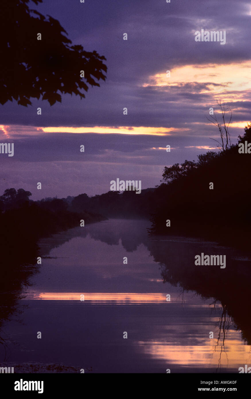 Royal Military Canal, Hythe, Kent, Royaume-Uni Banque D'Images