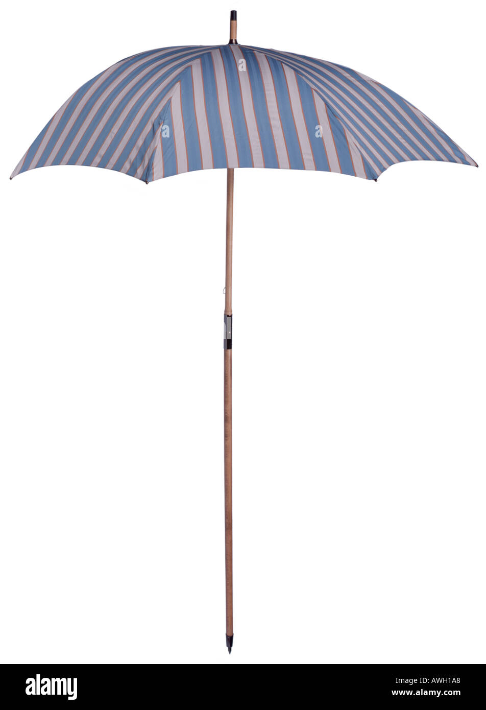 Dépouillé par soleil parasol coton Banque D'Images