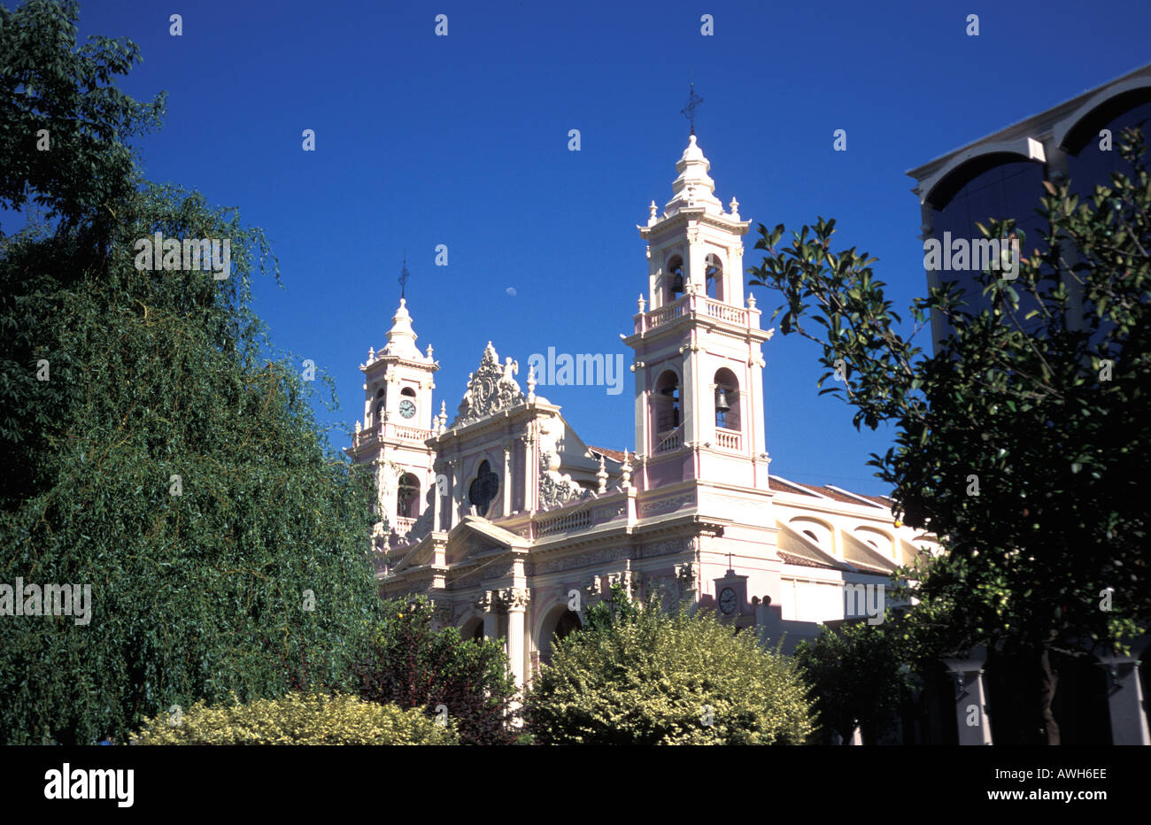 Cathédrale de Salta Argentine Banque D'Images