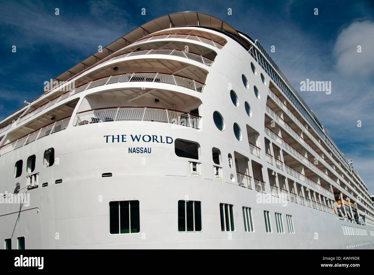 Paradis fiscal recouvrement de croisière du monde entier Banque D'Images