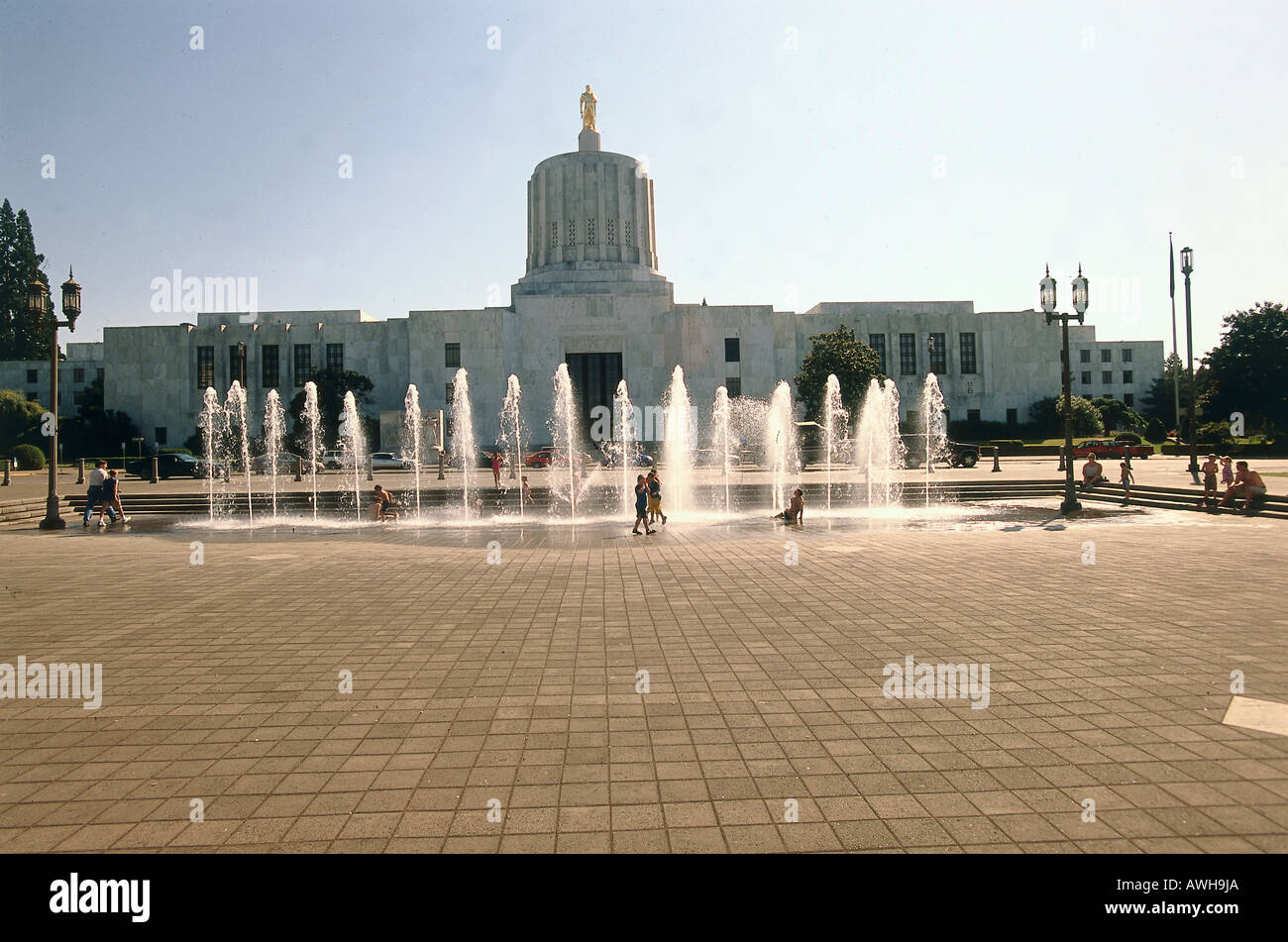 États-unis d'Amérique, du nord-ouest du Pacifique, de l'Oregon, Salem, Oregon State Capitol Banque D'Images