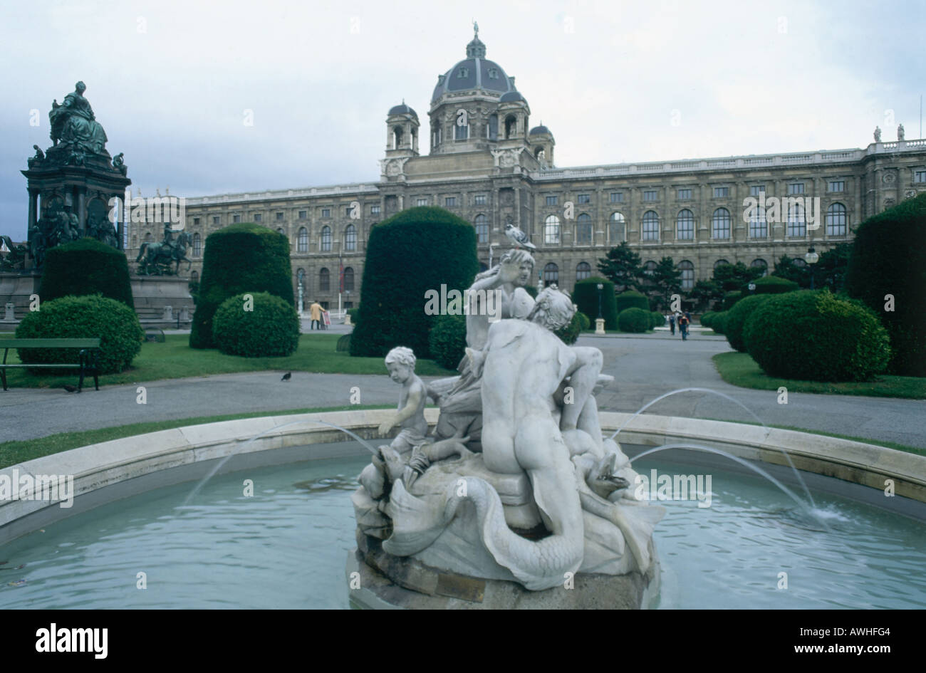 L'Autriche, Vienne, Naturhistorisches Museum, façade du Musée d'Histoire Naturelle, Banque D'Images