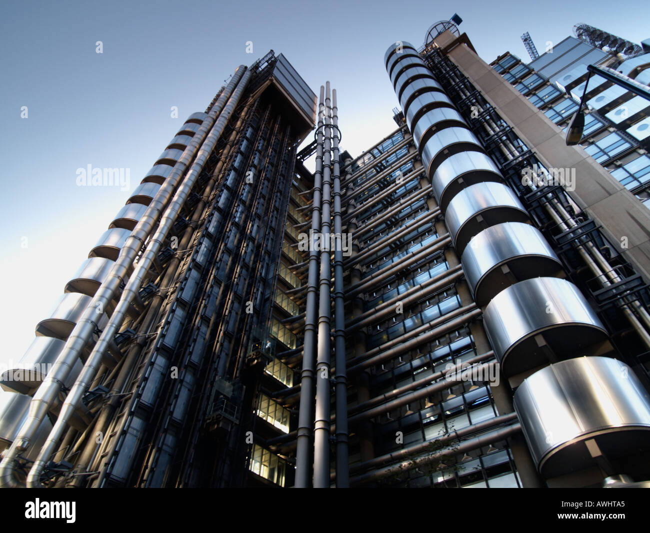 Le Lloyds building ultra-moderne par l'architecte Richard Rogers au coeur de la ville de London UK Banque D'Images